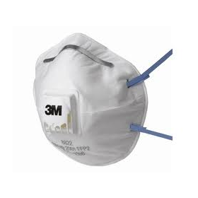 3M 8822 industrieel stofmasker FFP2 met ventiel, cupvorm