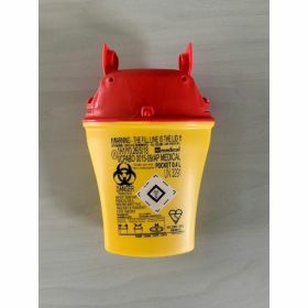 Zaknaaldcontainer POCKET 0,4 L - geel/rood