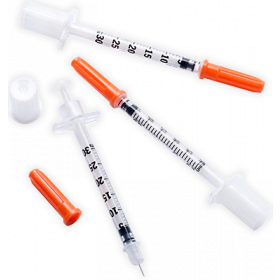 Spuit Microfine 0,3 ml, 8 mm naald 30 Gx 12,7 mm