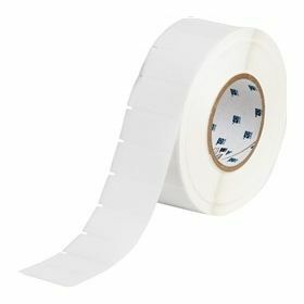 Brady Witte thermische transfert labels - 50.8x25.4mm, 3000 stuks op rol, nylon