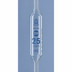 volumepipet glas 1ml klasse AS Blaubrand