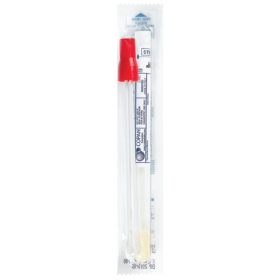Wisser hout cotton tip, in tube steriel