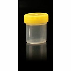 staalpot 20ml PP + gele hermetische schroefstop
