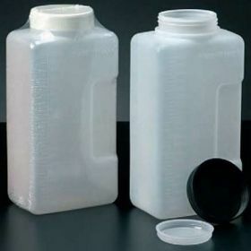 Fles 24u -  PE - 2L - met zwarte schroefdop en indrukstop