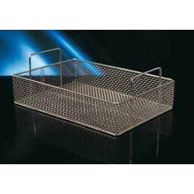 Inox tray 370x240x80mm,met handvatten.