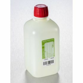 Fles 500ml HDPE met Na-thiosulfaat 120mg/l, steriel, shaped seal schroefstop