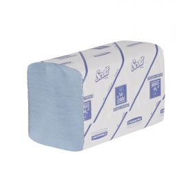 Handdoeken Scott Xtra interfold,1-laags, blauw, 31.5 x 20cm