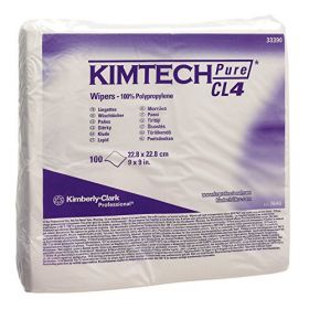 Kimtech Pure W4 poetsdoeken droog 22,8 x 22,8cm