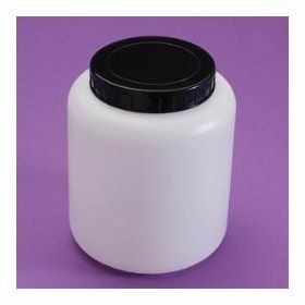 Pot met brede opening 1000 ml met schroefstop en interne indrukstop.