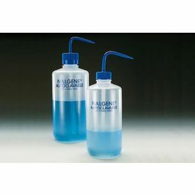 Spuitfles 1000ml autoclaveerbaar PP met blauwe stop D28mm