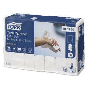 Tork Premium handdoek interf.extrasoft 21x34cm 2L
