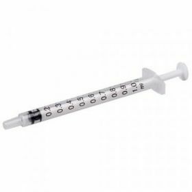 Spuit Terumo 1ml 3-delig  - luer aansluiting
