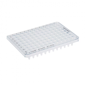 Twintec PCR plaat 96 wells, semi-skirted wit/doorschijnend