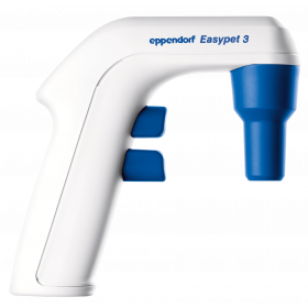 Eppendorf Easypet 3 met lader, muurhouder, rekhouder en 2 membraanfilters 0.45 µm 