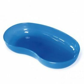 Nierbekken - PP -  blauw - voor meervoudig gebruik.