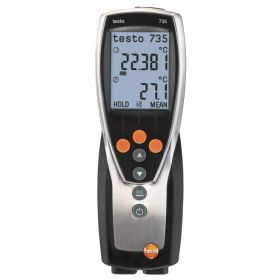 Testo 735-2 thermometer, 3 kanalen incl. accessoires