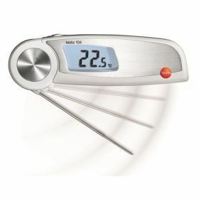 Testo 104 Waterdichte voedselthermometer met uitklapbare spits, 250°C
