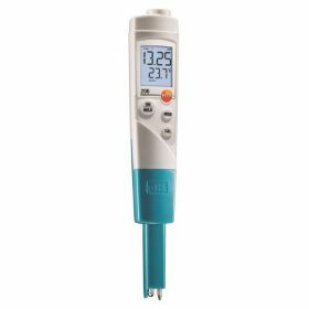 Testo 206-pH1 - pH/temperatuurmeter voor vloeistof, 60°C/14pH