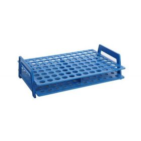 Microtube rek 96x 1,5/2,0ml - blauw -  hittebestendig en chemisch resistent