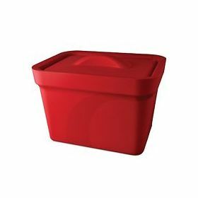 Ice Pan 1 liter -  rood - met deksel