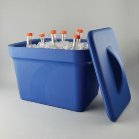 Ice Pan 4 liter -  blauw - met deksel