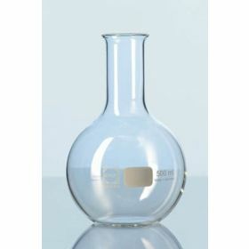 Platbodemkolf smalle hals 50ml Duran®  
