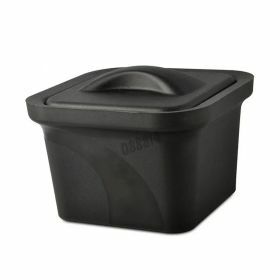 Ice Pan 1 liter - zwart - met deksel