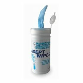 Asept wipes - ontsmettingsdoekjes 20x20cm - blauw (150pcs)