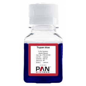Trypan Blue 0.4% 100ml steriel gefilterd