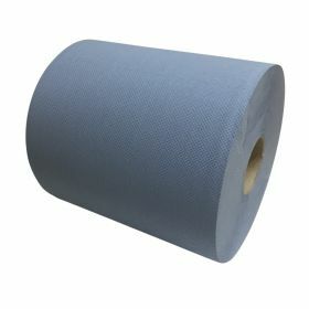 Poetspapier - blauw - cellulose - 2-laags 26cmx190m