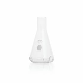 Baffled erlenmeyer 500ml rechte hals