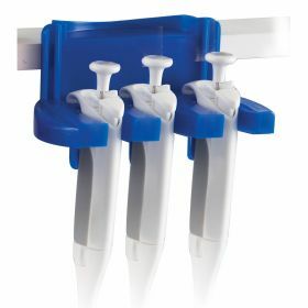 Pipethouder Tri-Clamp-Ette® blauw, voor 3 pipetten