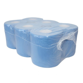 Poetspapier - blauw - gerecycleerd - 2L - 20,4cmx150m