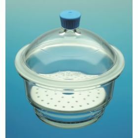 Desiccator boro glas DN300 + lid met plastic knob