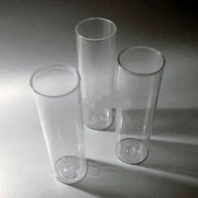 buis Drosophila platte bodem PS 28.5x95mm, bulk