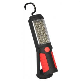 Werklamp 36/5xLED +2 magn.540 lumen 8W 3x AA-batt