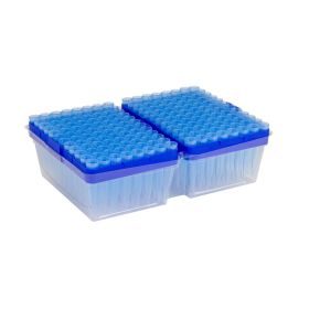 Blauwe tips in Multitray-refillpack 100-1200µl