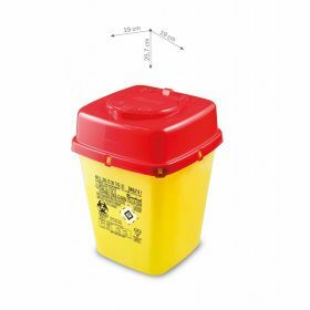 Naaldcontainers AP Medical type DAILY, vierkant, geel/rood