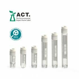 BIOBased CryoGen-cryobuizen, zelfstaand, externe schroefdraad, 1D-barcode, steriel