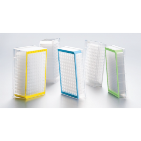 Deepwell plaat 96 wells 1000 µl heldere wells, steriel - 20st