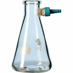 Filterflessen (erlenmeyer-of flesvorm) Duran® met Keck™ montage set