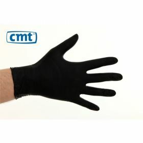 Handschoenen soft nitril zwart ongepoederd