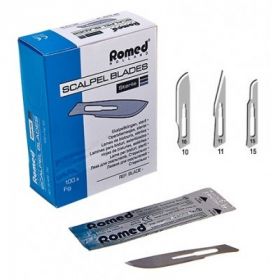 Scalpelmesjes Romed, inox, STERIEL