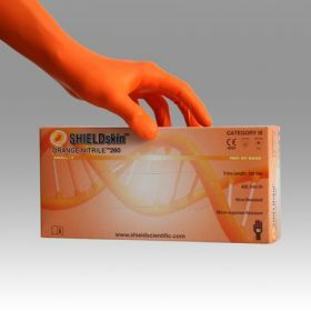 SHIELDskin™ ORANGE NITRILE™ 260, ongepoederd