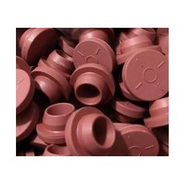 Butyl stopjes rood voor vials D20mm