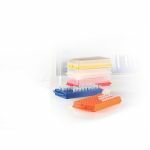 Tweezijdig rek voor 96 microtubes (0,5/1,5/2ml) - blauw