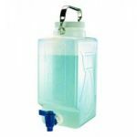 Nalgene™ Carboy (vierkante bidon) PP 9L met kraan