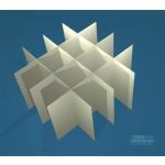 cryoboxraster Bravo voor 4x4 pl, H80mm, voor tubes tot D30.8mm