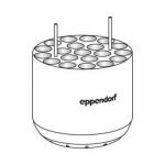 Eppendorf adapters voor 27 buizen met ronde bodem 5 ml FACS voor Rotor S-4-104, S-4x1000 en S-4x750