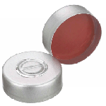 Wheaton Alu center disk tear-out dichting - PTFE/ rood rubber inlage - OØ20